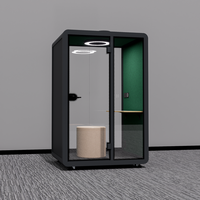 Online-Vorlesungsraum: Modulare Schallschutz-Bürokabine aus Aluminiumlegierung – E-Learning-Pod für Fernunterricht, Meetings, Bürogebäude und Hotels