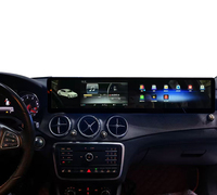 Estéreo para Auto Android de 24.6'' con Pantalla Doble para Benz A W176 CLA C117 GLA X156, Reproductor Multimedia de Navegación Android, Radio y Unidad Principal para Coche