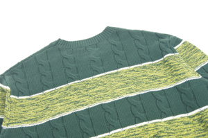 Custom OEM&amp;ODM Men's Autumn Camouflage Pattern Spontaneous <strong>Funky</strong> Computer Knitted Multicoloured Casual Sweater - Product Image 4