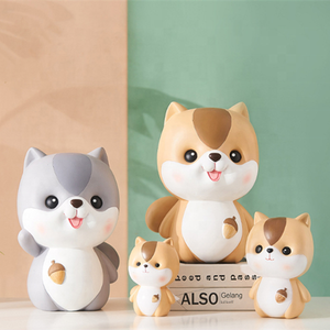 Tirelire en forme d'écureuil en résine, tirelire en forme d'animal, décoration de maison minimaliste, offre spéciale - Product Image 2