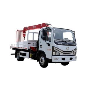 รถเครนตงเฟิง D6 4x2 แบบบูมตรง รับน้ำหนักยก 4 ตัน เครื่องยนต์ Huade Weichai พร้อมเกียร์บ็อกซ์ โครงสร้างเบาสำหรับงานก่อสร้าง - Product Image 1