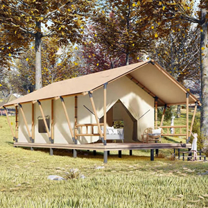 Tente de chambre triple en tissu polyester enduit de PVC de conception modulaire d'excellente performance de résistance au froid - Product Image 6