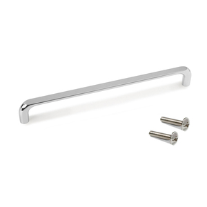 EMUCA 20 piezas 9360811 Tiradores para muebles 224 mm Distancia entre centros Zamak cromado pulido para uso en armarios Perillas cromadas pulidas" - Product Image 1