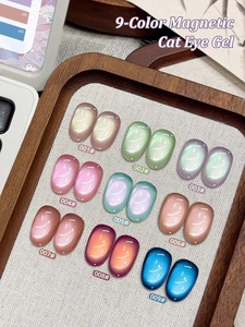 กาวทาเล็บแบบกระปุก 9 สี แคทอาย สีสันสดใส ติดทนนาน กึ่งแข็ง ยอดนิยม สำหรับร้านทำเล็บโดยเฉพาะ - Product Image 3