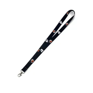 Personal isierte benutzer definierte Druck Logo Lanyard Sublimation Polyester Hals ID Lan yards mit Logo benutzer definierte