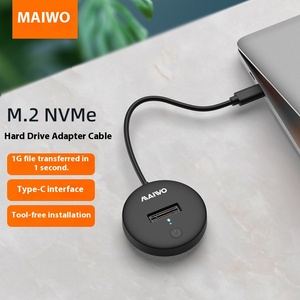 Mavo M.<span class=keywords><strong>2</strong></span> NVMe固态硬盘盒K1698P高速PCie传输NGFF易驱动线固态硬盘机箱 - Product Image 5