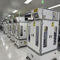 Sistema de producción de faros totalmente automático personalizado PLC controlado 30 S/pc Línea de inspección de luz automática de salida estable de 24h de alta velocidad
