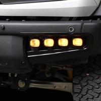 Nouveau phare antibrouillard avant LED bicolore blanc et jaune 12V pour Bronco 21-22 avec clignotant séquentiel 6800LM