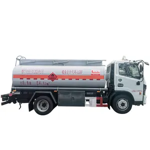 Gloednieuwe Capaciteit Olie Bowser 6000 Liter Brandstof Tanker Truck Met Dispenser En Flow Meter