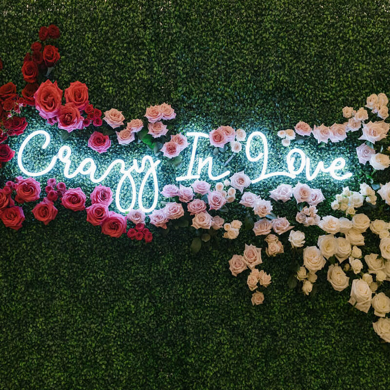 Оптовая продажа, для помещений и улицы, украшение для свадьбы, Дня Святого Валентина, Rgb, цветной гибкий светодиодный неоновый знак на заказ