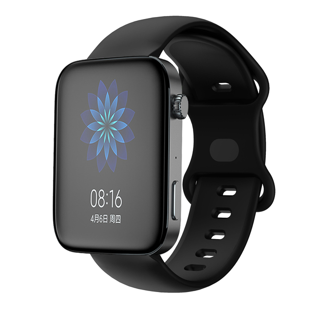 18mm 19mm Silicone Watch Strap for Xiaomi Watch Solid Color butterfly Buckle Silicone Strap Figure-eight Buckle Wrist Strap