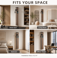 Appareil de musculation mural intelligent avec résistance numérique de 1 à 100 kg, double moteur, machine à câbles pour la maison avec écran tactile