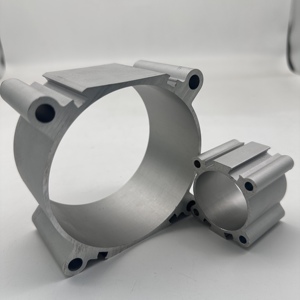 ท่ออลูมิเนียม SAI 32-100 แบบมิกกี้สำหรับกระบอกลม - กระบอกลมโปรไฟล์อลูมิเนียมกลึง CNC - มีสินค้าในสต็อก - Product Image 2