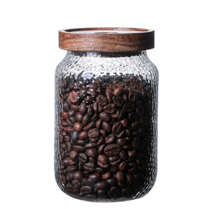 Contenitori in Vetro Borosilicato per Alimenti, Barattoli <span class=keywords><strong>Weck</strong></span> con Coperchi in Legno, Accessori per Casa e Cucina - Product Image 3