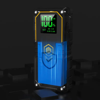 Démarreur de voiture portable 12V, courant de crête 800A, batterie lithium 20000mAh, écran numérique, charge rapide USB pour voiture, camion, moto