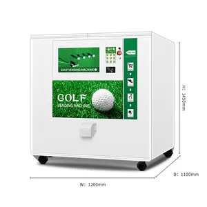 Özel Roll-out Golf topu dağıtıcı düz üst Golf topu dağıtıcı otomat