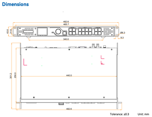 Controlador de procesador de vídeo Novastar Vx400 Vx600 Vx1000 Vx16s Mctrl4k <span class=keywords><strong>Novapro</strong></span> Uhd Jr, pantalla Led de paso fino 4K, pared de vídeo - Product Image 6