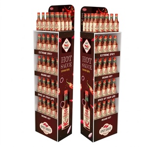Présentoirs de sol <span class=keywords><strong>en</strong></span> carton personnalisés pour snacks, chips, bonbons et produits alimentaires pour supermarchés et magasins de détail - Product Image 5