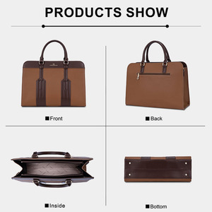 CHRISBELLA Bolsos de Cuero PU al por Mayor para Computadora Portátil, Bolsos de Viaje y Oficina Modernos 2026 con Correa de Hombro Desmontable y <span class=keywords><strong>Cartera</strong></span> - Product Image 3