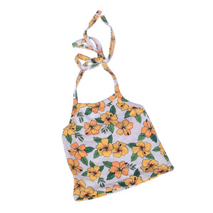 Offre Spéciale Da3-1 – Haut court dos nu pour filles, 240g, avec bretelles et nœud, style anglais, en polyester/coton - Product Image 1