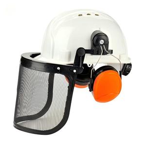 Casco de Seguridad Forestal con Protección Completa, Visera Protectora de Malla y Orejeras, Certificado CE EN 397 EN1731, Resistente a Impactos - Product Image 2