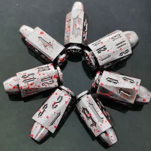 Dados poliédricos con cabeza de bala Retro para juegos DND, un elegante accesorio de juego de rol de escritorio, mazmorras y dragones - Product Image 3