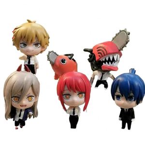 Set de 6 Piezas de 4 cm Figuras de Acción de Anime Chainsaw Man Denji Power <span class=keywords><strong>Makima</strong></span> Pochita Figuras de Anime de PVC Estatua Muñeco Juguetes Coleccionables - Product Image 4