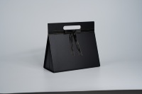 Sofort Lieferbar Individuell Bedruckte Geschenkbox mit Schwammfutter Tragbare Faltbare Papier-Geschenkbox mit Griff Zusammenklappbare Umweltfreundliche Verpackung für Kosmetik