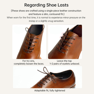 Zapatos Oxford Formales de Negocios para Hombre, con Cordones, Punta en Pico, Cómodos, Brillantes, Estilo Británico de Alta Gama, con Grabados, para Bodas de Otoño, Personalizados OEM - Product Image 5
