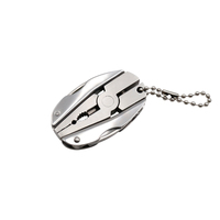 Promotion Mini EDC DIY Multi-outil de poche en acier inoxydable au chrome-vanadium avec pince à mâchoires dentelées et porte-clés pour l'extérieur