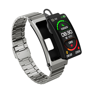 Nueva tendencia K13S Smartwatch Fitness Tracker BT Call Sport Ritmo cardíaco 2 en 1 <span class=keywords><strong>Talkband</strong></span> K13 Smart Band para Android e Ios - Product Image 2