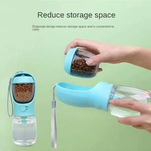 Portable Dog <b>Water</b> Bottle with <b>Storage</b> Food and <b>Water</b> <b>Container</b> for Puppy Pets Dogs Feeder Bowl Outdoor Travel Pet Supplies - Product Image 4