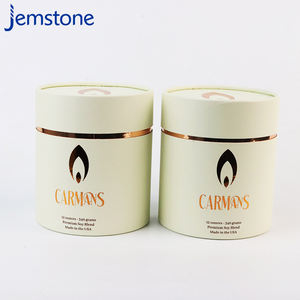 Emballage écologique en tube de carton artisanal pour bougies et bocaux en verre, fabriqué avec des matériaux durables - Product Image 2