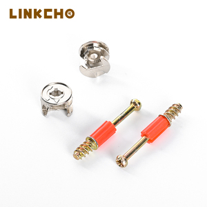 LINKCHO tres en uno para conector de muebles <span class=keywords><strong>Minifix</strong></span>, <span class=keywords><strong>perno</strong></span> de conexión Invisible De Leva excéntrica para accesorios de muebles de taller - Product Image 2