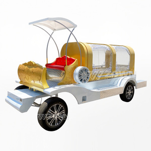 Carroza Fúnebre Eléctrica Creativa Estilo Vintage, Carroza Fúnebre Eléctrica con Diseño de Carruaje de Caballos en Venta, Carroza Fúnebre para Ataúdes - Product Image 2
