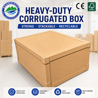 Cartons ondulés robustes à double paroi, 7 couches, super résistants, extra grands, avec revêtement UV, doublés d'éponge, recyclables, personnalisables