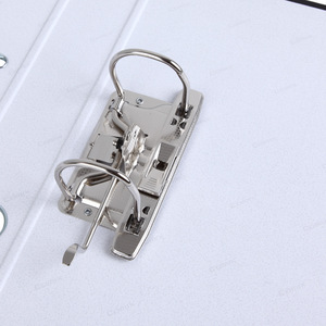 Porte-documents Qixin A105N A4 à double pince robuste de 2 pouces, bleu et noir, en plastique - Product Image 3