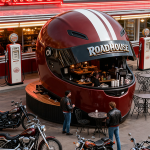 Custom Glasvezel Koffiehelm Sculptuur, Groot Thema <span class=keywords><strong>Monument</strong></span> Decoratie Voor Zakelijke Display - Product Image 4