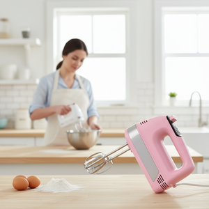 Mini batteur électrique à main pour la pâtisserie, batteur à œufs, <span class=keywords><strong>robot</strong></span> culinaire, batteur électrique avec affichage numérique, appareils de <span class=keywords><strong>cuisine</strong></span> - Product Image 2