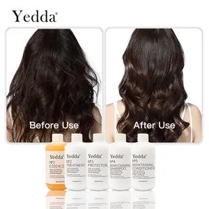 Dyeing And Perming Private Label Hair Care Products Yeddaplex No.1/No.2/No.3 Repair Damaged Hair Frizz And Split Ends