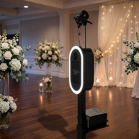 Machine Photobooth Portable pour Événements : Fournitures de Fête, Cabine Photo DSLR pour Mariages et Anniversaires