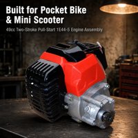 Moteur de moto 49cc à deux temps, refroidi par air, démarrage manuel, embrayage centrifuge pour mini-motos et scooters