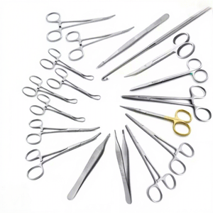 Kit de Cirugía Veterinaria para Esterilización, Eliminación de Ovarios, Instrumentos de Laboratorio Veterinario, Herramientas Quirúrgicas Manuales de Acero Inoxidable Alemán - Product Image 1