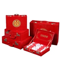 LeatherLock boucle boîte d'emballage cadre miroir transparent cosmétiques d'affaires haut de gamme impression couleur personnalisée