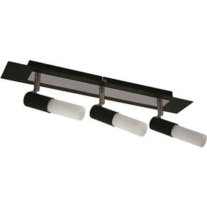 Aplique BRUNO 3xGU10 L.45,5xAn.7,5xAl.10cm Wengue/Chrome - Product Image 1