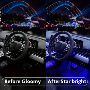 Lámpara de ambiente decorativa para Interior de coche tira LED RGB SMD 5050 RGB impermeable DC5V/12V fotografía de cambio Multicolor - Product Image 5