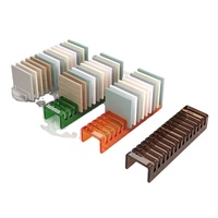 Présentoir en acrylique transparent pour échantillons, support organisateur pour carreaux, bois et nuanciers