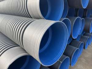 600mm 800mm 1000mm HDPE Tuyau de drainage d'égout de grand diamètre Tubes en plastique en spirale ondulée à <span class=keywords><strong>double</strong></span> <span class=keywords><strong>paroi</strong></span> pour les eaux usées - Product Image 4