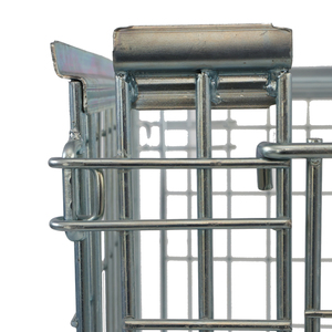Heavy-duty có thể gập lại kim loại Pallet lồng đóng mở bền cho sự ổn định <span class=keywords><strong>Stackable</strong></span> dây container cho kho lưu trữ OEM - Product Image 5