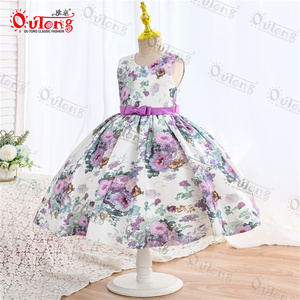 Yoliyolei – <span class=keywords><strong>robe</strong></span> Tutu pour fille, vêtement pour enfant, avec nœud, pour anniversaire, 2023 - Product Image 3